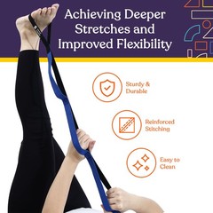 Balance Board and Yoga Strap Set with Exercise Bands for Stretching, Stabilit…