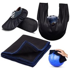 4 Pcs Bowling Accessories Kit Bowling Shoe Covers for Men Non Slip Large