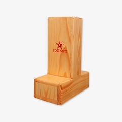 Yogikuti T- Wooden Yoga Block for Backbending Poses, Iyengar Yoga Block