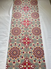 Zennery Exercise / Yoga Mat “Mandala Boho Print” W Towel & Cleaner (70” x 24”)