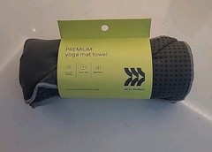 All in Motion Premium Yoga Mat, No-Slip Design Quick Dry Absorbent 70×26 (B3-K15