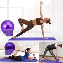 Yoga Beginners Kit Yoga Blocks 2 Pack Yoga Strap Yoga Yoga Mat with Carrying …