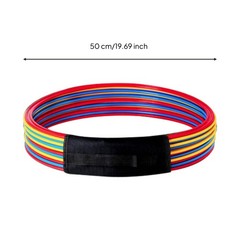 Agility Hoop Multicolor Fitness Hoop Flexible