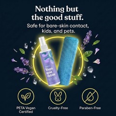 ASUTRA Yoga Mat Cleaner Spray 4 Fl Oz (Pack of 1), Peaceful Lavender