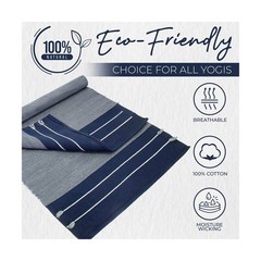 Y O Gayo Handmade Organic Yoga Mat made with 100% Organic Cotton Yo… Fast Ship
