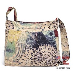 Retro Hippie Hobo Bohemian Lightweight Large Capacity Shoulder Bag Boho Khaki