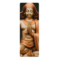 Luxury yoga mat with hinduist god
