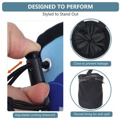 Fanosy Chalk Bag for Rock Climbing Gym & Bouldering – Large Capacity Blue