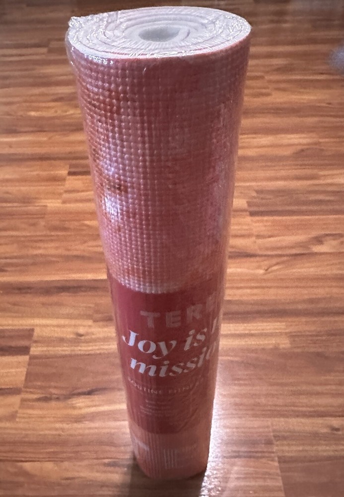 Terez Routine Fitness Yoga Mat Pink Marble MSRP 100.00