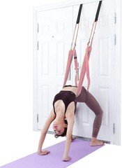 Yoga Fitness Stretching Strap, Adjustable Leg Stretcher Back Bend Assist Trai…