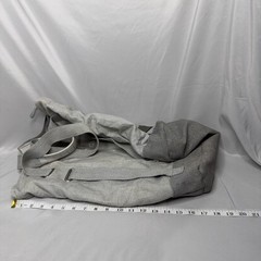 Manduka Yoga Mat Laptop Tote Canvas Bag Gray Shoulder Gym Travel Fitness Pilates