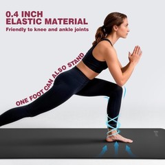 Extra Thick NBR Yoga Mat for Women & Men, 10mm Thick, 72”x24” Large Exercise …