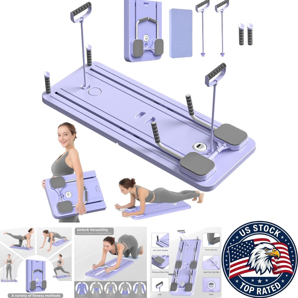 Multi-Purpose Pilates Reformer Board – Lightweight & Adjustable for All Levels
