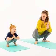 Kids Lightweight Yoga and Pilates Mat Non-Slip, Eco-Friendly TPEMateri…