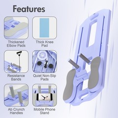 Multi-Purpose Foldable Pilates Reformer 5 in 1 Exercise Pilates Board Equipment