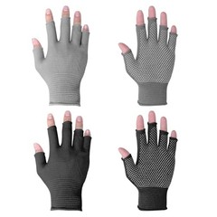 Half-Finger Slip Breathable Fingerless Work Gloves Lightweight Slip Fingerless