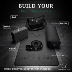 Premium Non-Slip Men’s Yoga Mat – Extra Grip, Durable & Cushioned, Black