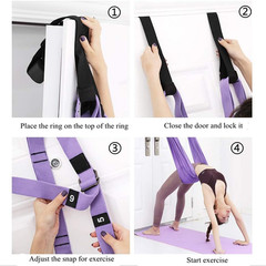 Leg Stretching Strap for Dance Ballet Gymnastics Yoga Fitness