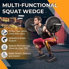 2 Pack Squat Wedge Blocks, Supportive Foot Wrist Exercise Wedge Blocks For EVA
