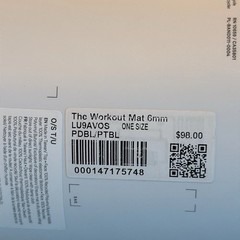 Lululemon The Workout Mat 6mm pipe dream blue/pitch blue NWT yoga mat