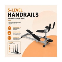 EZ-U Crawling Machine for Adults Spine Twist and Stretch Trainer Ab Twist Mac…