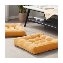 Degrees of Comfort Meditation Floor Pillow Set of 2, Square Lar… FAST USA SHIP