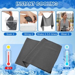 Redbaker 90 Pack Cooling Towels Bulk For Neck And Face 40 X 12 Ice Towel