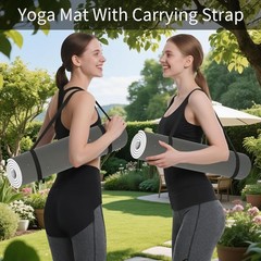 HAHE Yoga Mat Thick (8MM,1/3″), Eco-Friendly POE Non Slip Yoga Mat, High Rebound