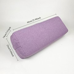 Yoga body pillow, rectangular cushion, lumbar pillow, yoga accessory
