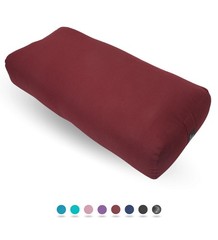 Premium Bolster, Soft & Supportive Meditation Pillow with Carry Handle, Light…