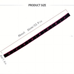 Yoga Pull Strap Belt Girl Elastic Latin Dance Stretching Band Loop Yoga Pilates