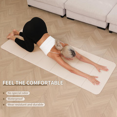 Foldable Yoga Mat – 10Mm Extra Thick, 75″26″ Non-Slip Exercise Fitness Mat | SGS