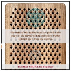 Sadhu board copper nails handmade from 100% oak wood for yoga meditation