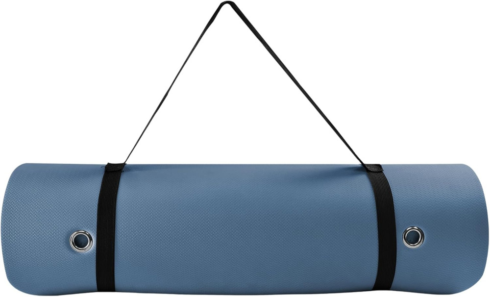 Hanging Yoga Mat, Pilates Mat, Exercise Mat for Home Workouts with Carry Strap |