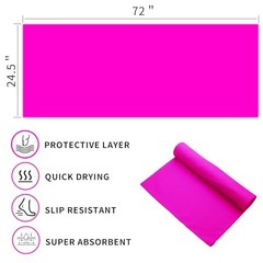Carbon Grey Non-Slip Hot Yoga Towel Set by MIAOMIAO – Microfiber – Non-Slip