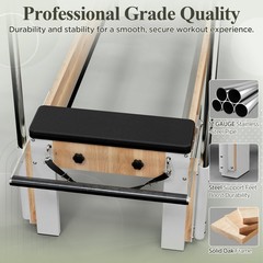 Pilates Reformer Wooden Reformer Pilates Machine Cadillac Trapeze Table Sitting