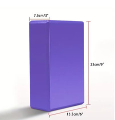 Yoga Block EVA Foam Non Slip Yoga Pilates Fitness Gym Studio Block