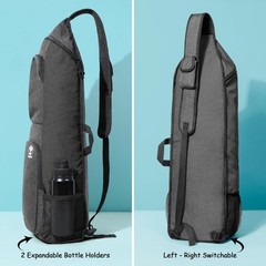 Yoga Mat Bag Carrier – Large Pockets & Water Bottle Holders. Yoga Backpack Fi…