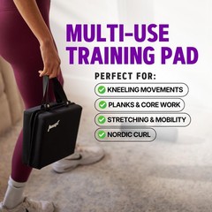 Nordstick NordPad Pro Nordic Curl Knee Pad Premium Soft Exercise Mat for Knee…