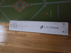 Liforme XL Yoga Mat Olive Green Mindful Garden w/ Travel Bag Used Once