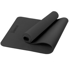 Yoga Mat Non Slip, Pilates Fitness Mats with Alignment Marks, 72″x24″, Black