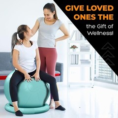 Silla de yoga con pelota de ejercicios para oficina con base antiestallidos NEW