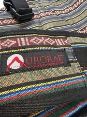 Urorae Yoga Mat Sling Backpack Bag Striped Multi-Color Crossbody Travel Pack