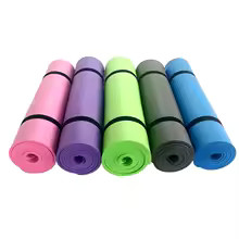 1cm Thick NBR Yoga Mat Non-Slip Exercise Fitness Pilates Gym Workout Mat