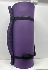 Purple Foam Yoga Mat Non-Slip with Carrying Strap for Yoga
