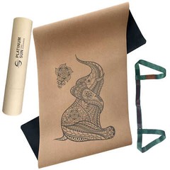 Non Slip Cork Yoga Mat | Original Elephant