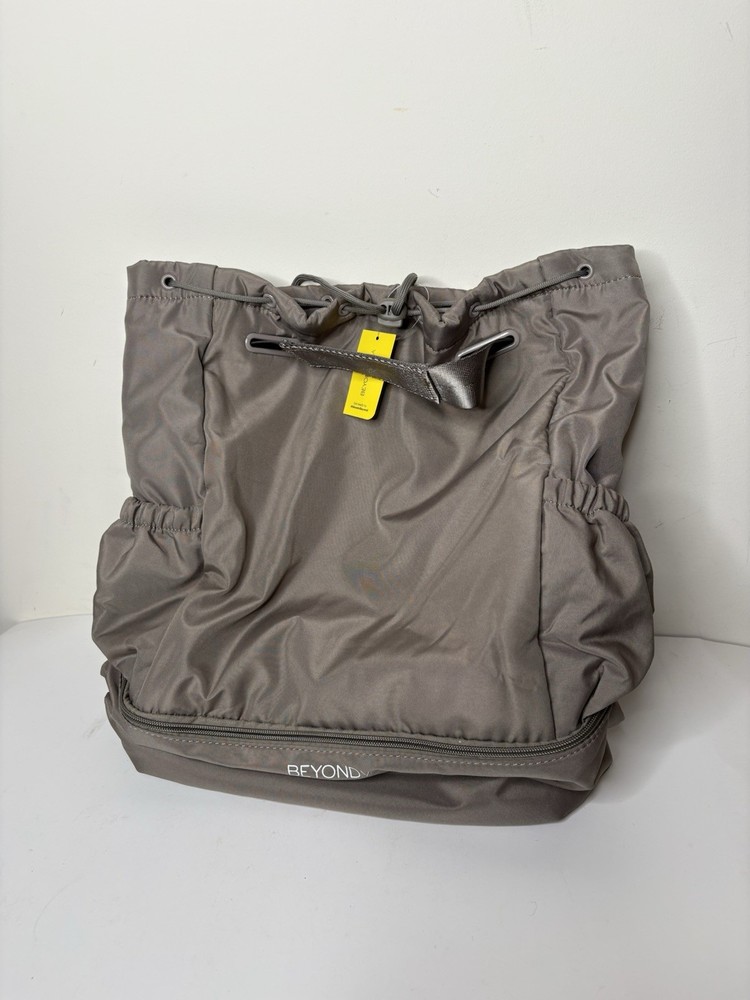 BEYOND YOGA Convertible Backpack Gym Bag Tote BIRCH Taupe NEW