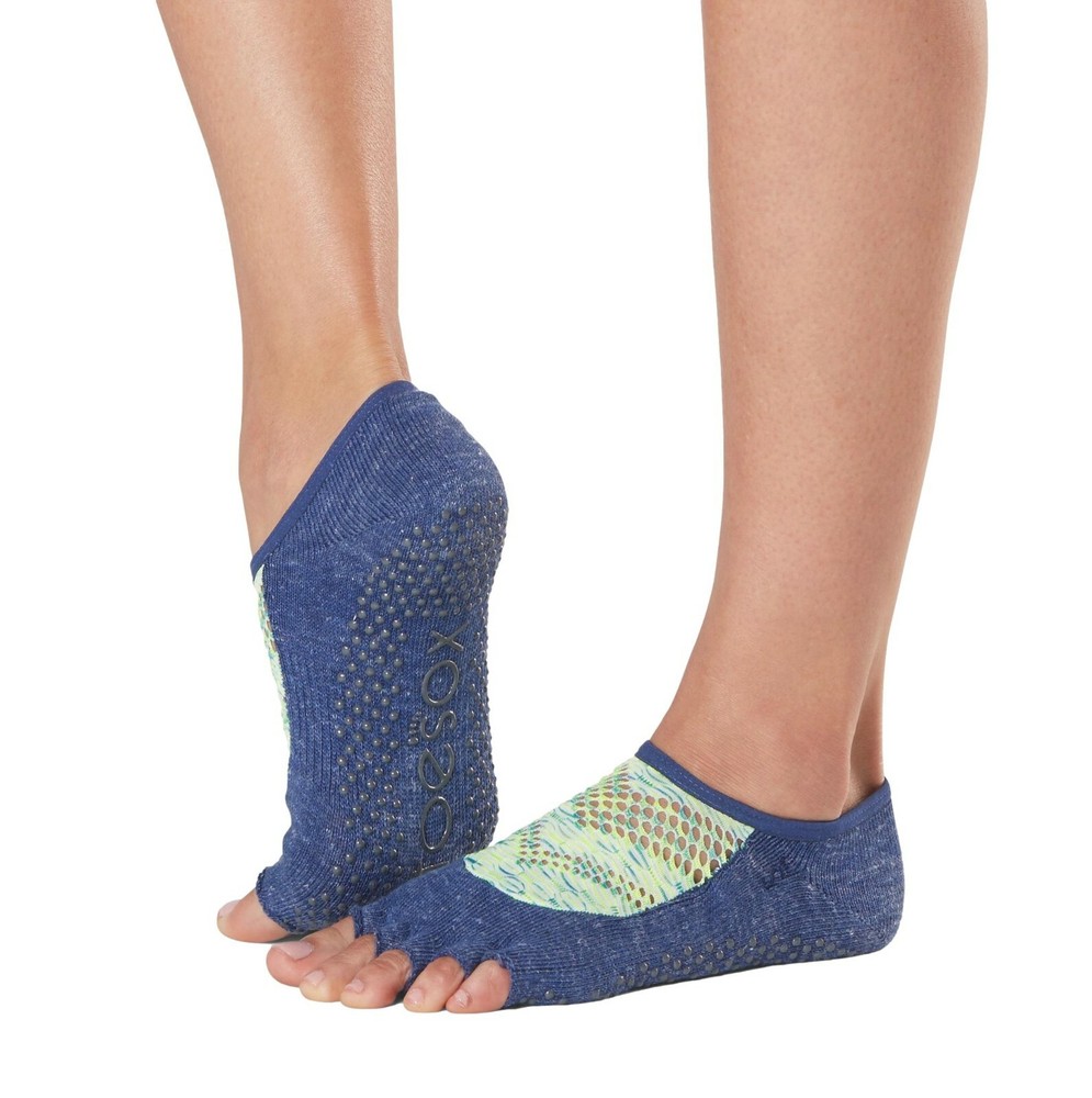 TOESOX Luna Sonic Half Toe Ankle Grip Socks Men’s sz (5-7) Women’s sz (6-8)