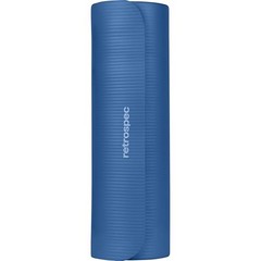 Solana Yoga Mat Thick 1/2in Non-Slip Workout Mat with Denim Blue 1/2 inch