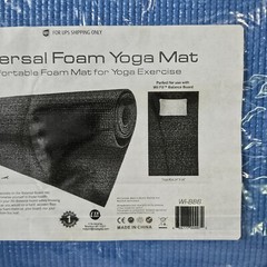 Universal Foam Blue Yoga Mat Comfortable Material Yoga Exercises 24″ x 68″